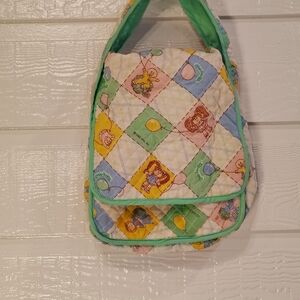 Vintage Cabbage Patch Kids CPK Quilted Diaper Bag 1982 - Excellent Condition